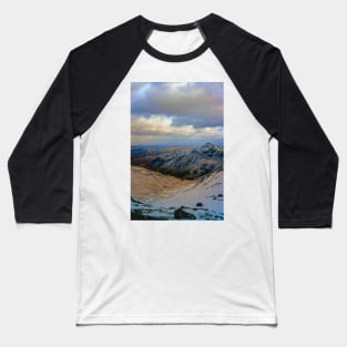 The Pike of Blisco From Bowfell Baseball T-Shirt